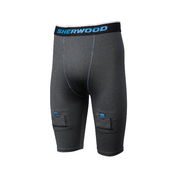 SHERWOOD Hat Trick Compression Jock Short - Jr.