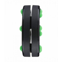 Green Biscuit Roller Hockey Puck
