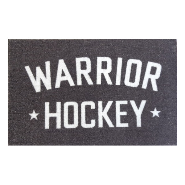 Fanartikel Teppich Warrior  -  grau-weiss