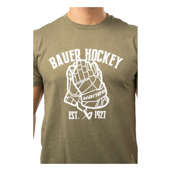 T-Shirt Hockey Glove  -  L grün