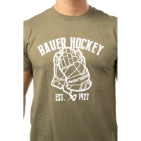 T-Shirt Hockey Glove  -  L grün