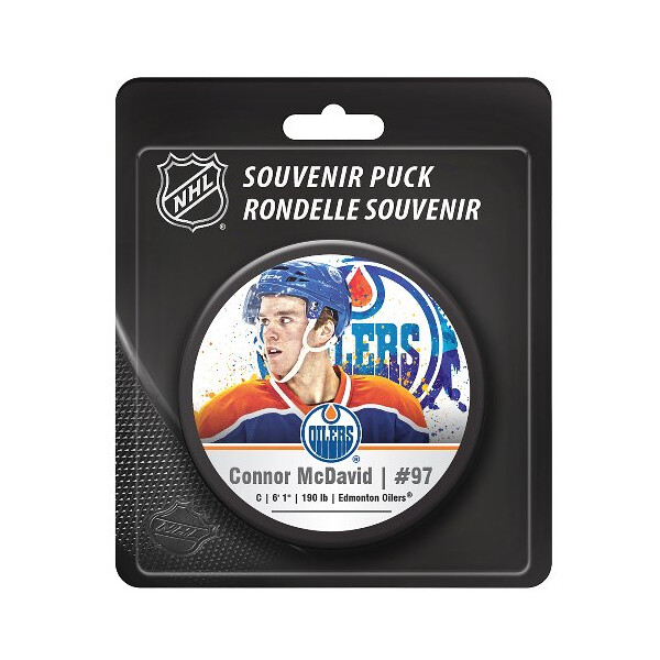 NHL Pucks mit Bild  -  McDavid
