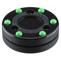 Green Biscuit Roller Hockey Puck  -  schwarz