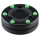 Green Biscuit Roller Hockey Puck  -  schwarz