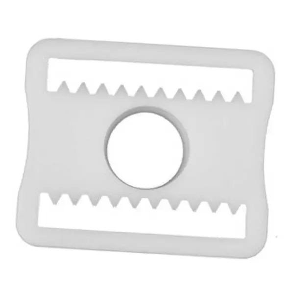 Goalie Masken Buckle Klip Gross  -  Weiss