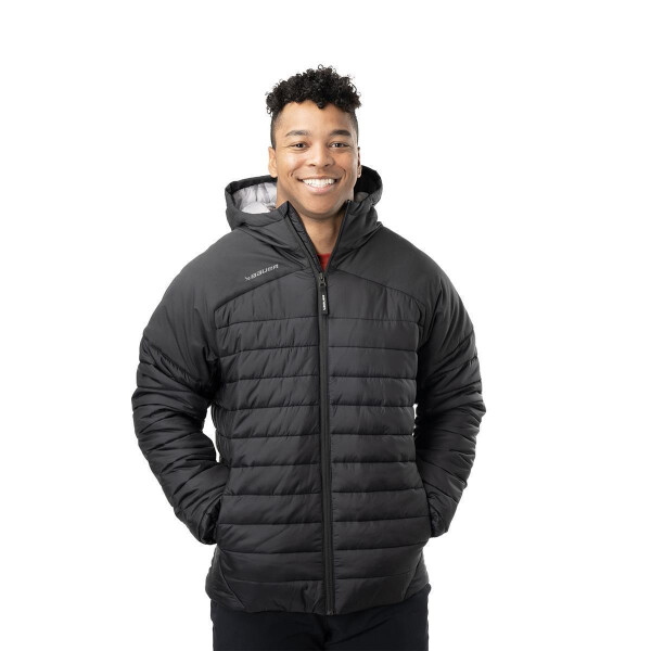 BAUER Team Puffer Jacke M schwarz