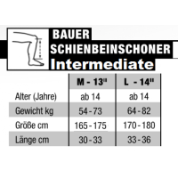 BAUER Beinschutz X - Int. 13.0