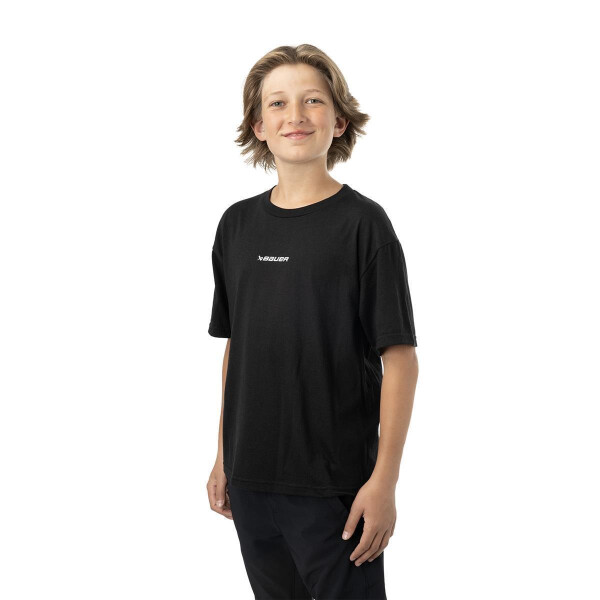 BAUER Core Tee - schwarz  Jr.