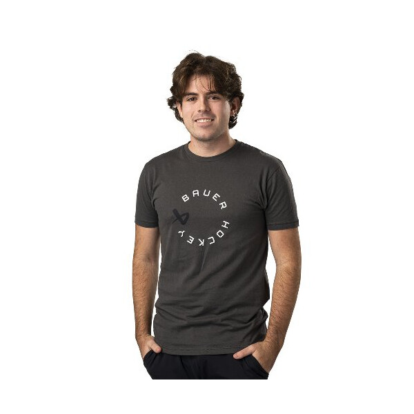 BAUER Tee Graphic L dunkelgrau