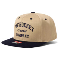 CCM ATHLEISURE FLAT BRIM CAP - OAT MILK