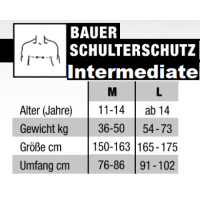 BAUER Schulterschutz Supreme FUSE - Int.