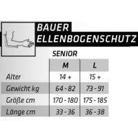 BAUER Ellenbogenschutz Supreme F40 - Sr.